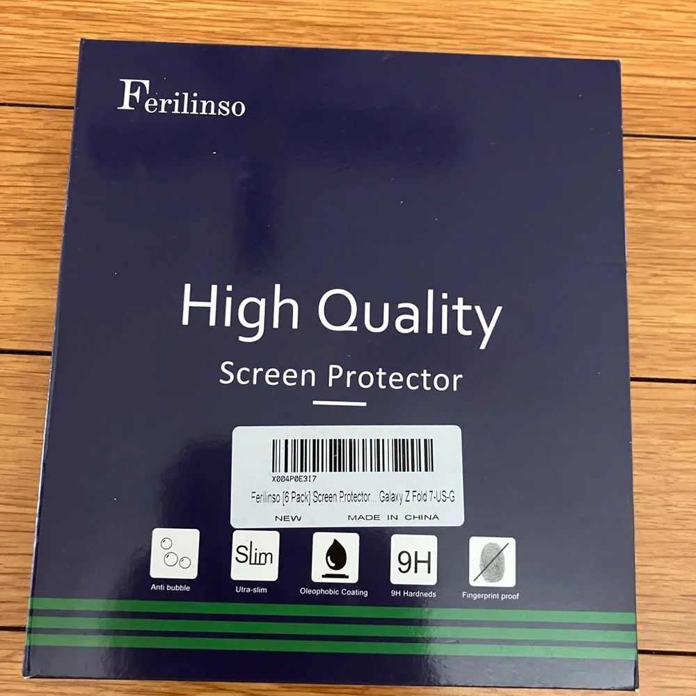 Ferilinso 3 Pack Inside Screen Protector for Samsung Galaxy Z Fold 7. SEALED BOX